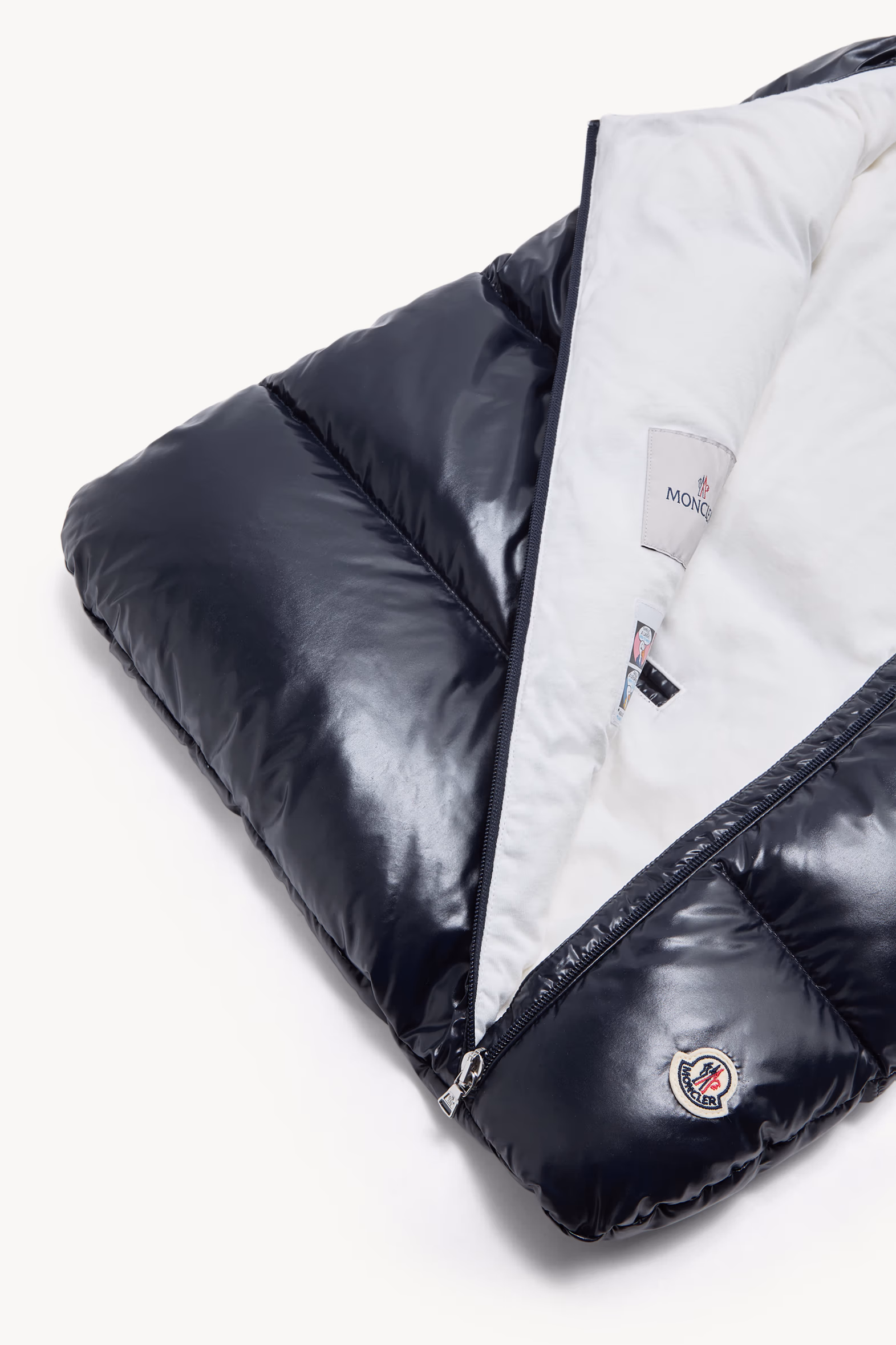Down-Filled Baby Nest Gender Neutral Navy Blue Moncler 2